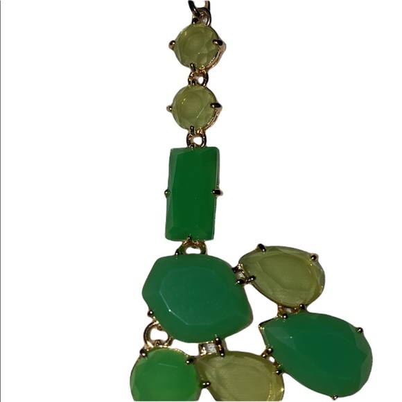 Stella & Dot Fav-Statement Necklace, Jade green tones - Picture 6 of 9